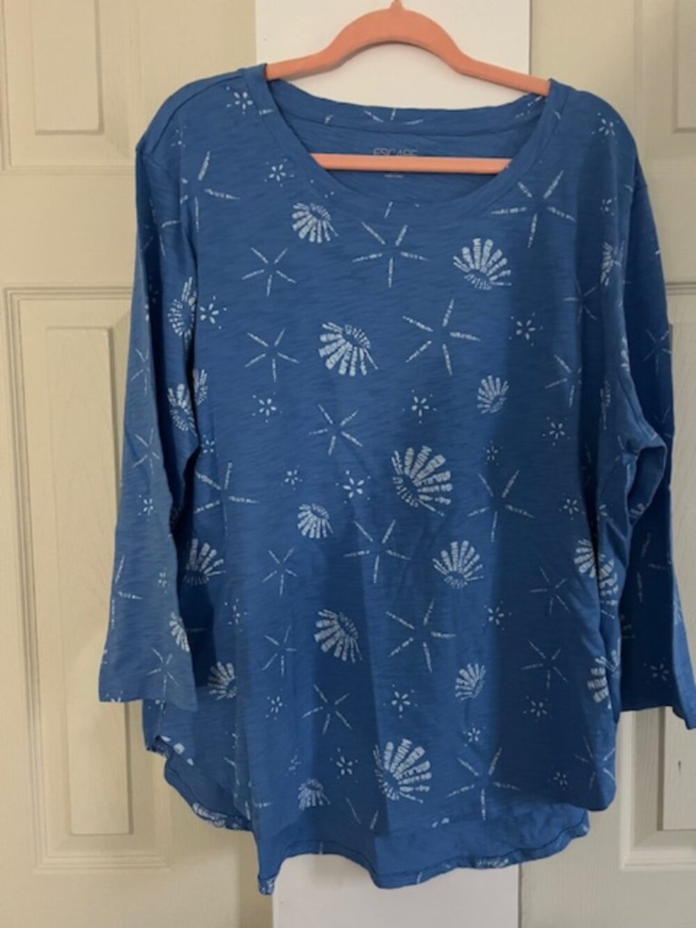 Escape by Habitat Palm Shell Cotton Hi Low Tee